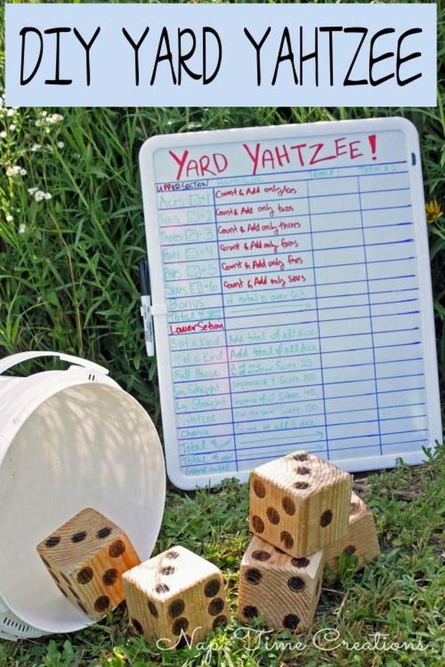 Giant Dice Backyard Game