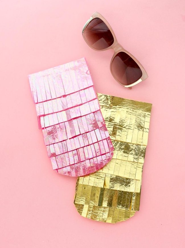 Metallic Fringe Party Bags Shine