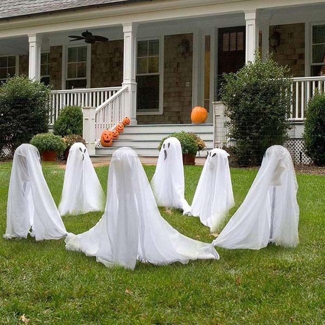White Sheet Ghost Stools