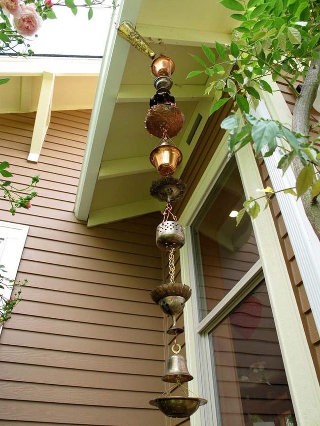 Copper Goblets Catch Sunlight