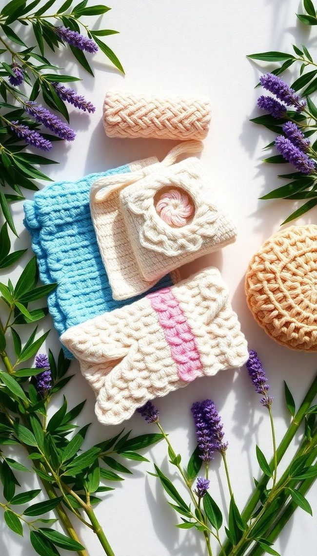 Cotton Crochet Bath Essentials