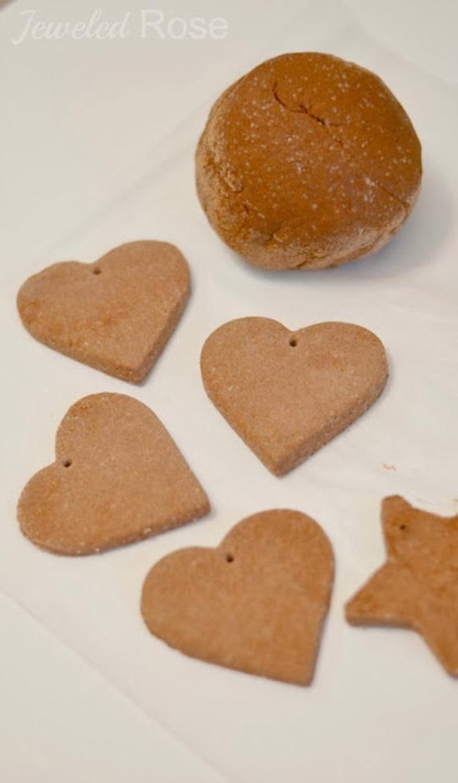 Earthen Dough Shapes, White Canvas