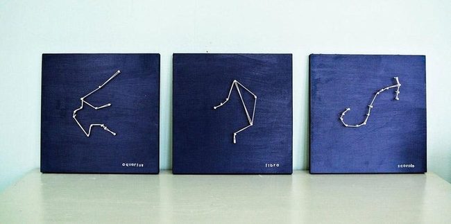 White Star Maps On Deep Navy