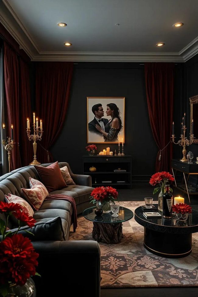 Black Velvet Gothic Cocktail