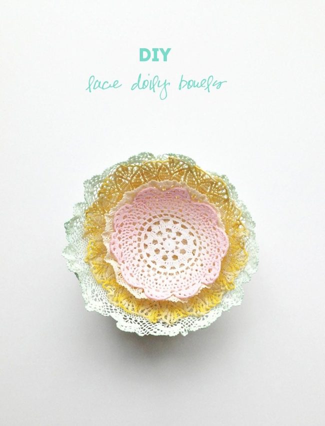 Pastel Lace Nested Bowls