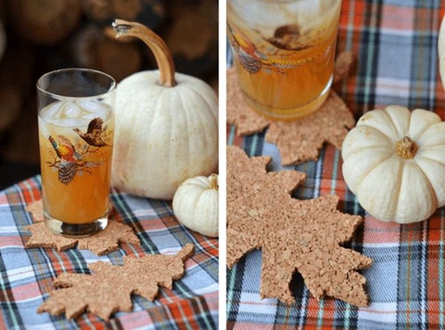 Bird-Etched Glass Autumn Sipper