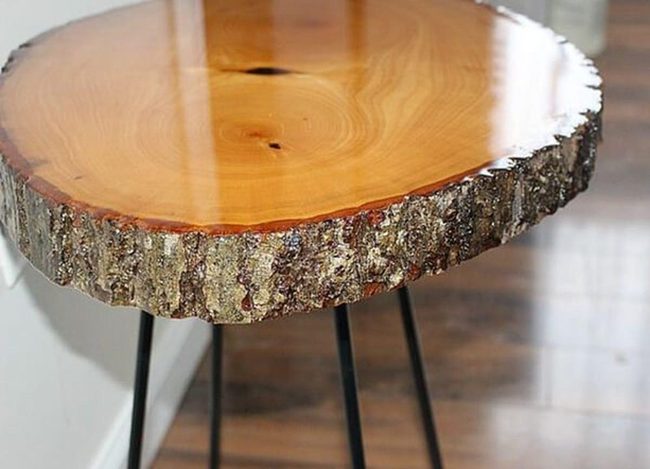 Raw Wood Meets Polished Glass