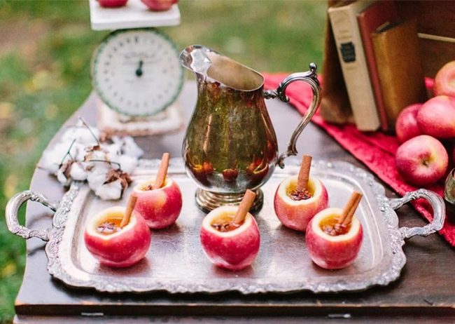 Silver Pitcher, Red Apples, Autumn