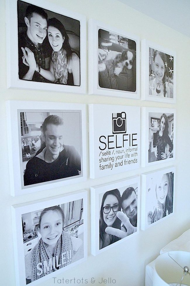 Black And White Memory Frames