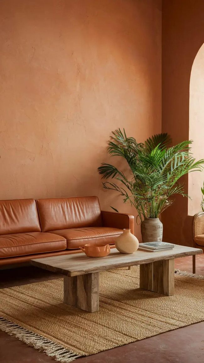 Ochre Concrete Floors Desert Living