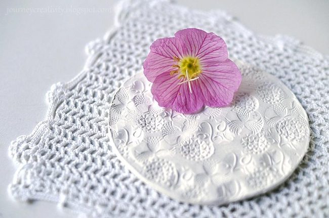 Pink Petals On White Porcelain