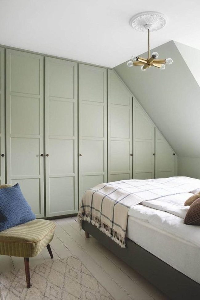 Green Doors Modern Bedroom