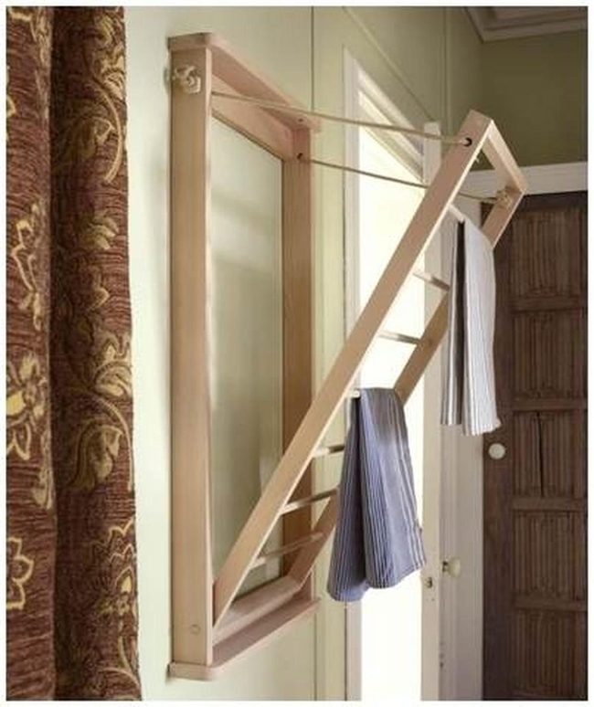 Wall-Mounted Laundry Organization System