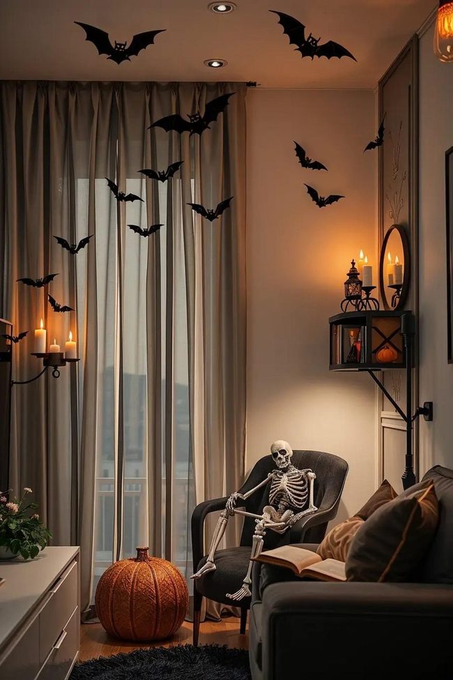 Wall-Mounted Halloween for Tiny Spaces