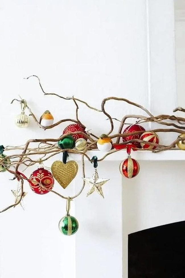 Crimson Ornaments On Twisted Branches