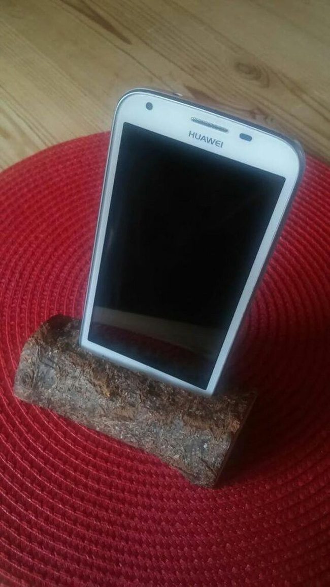 Natural Wood Phone Angle