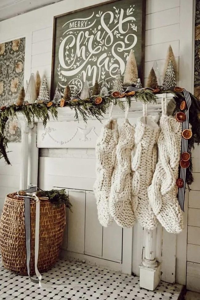 Black And White Checkered Christmas Corner