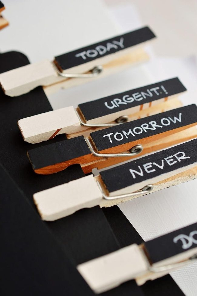 Black Label Wooden Task Organizers