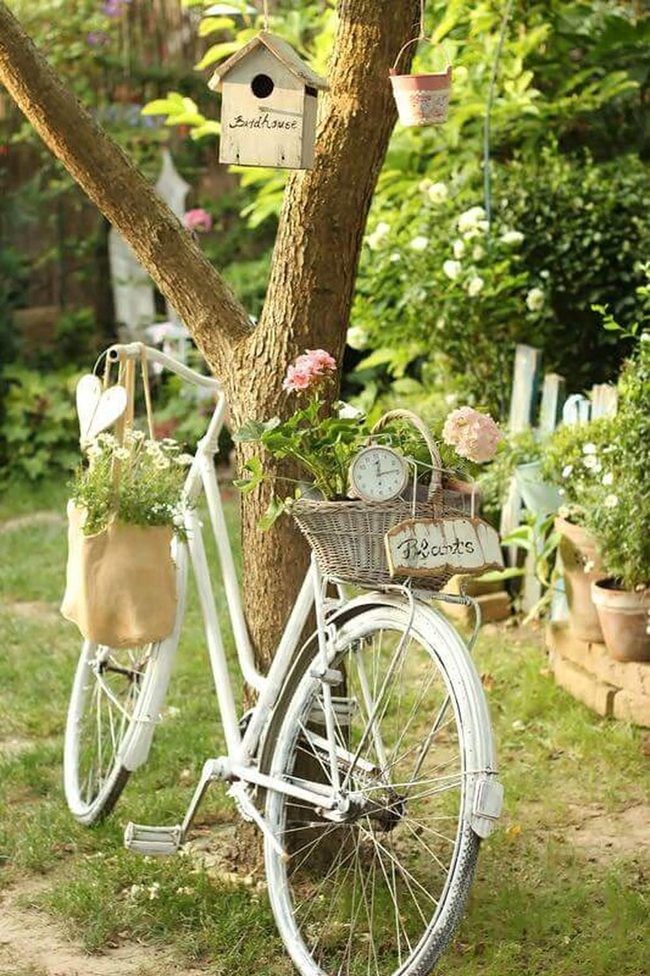 Vintage Bicycle Garden Planter
