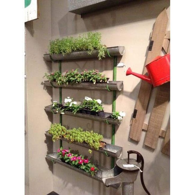 Vertical Metal Garden Tower