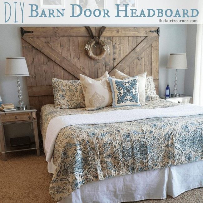 Weathered Barn Door Bedroom