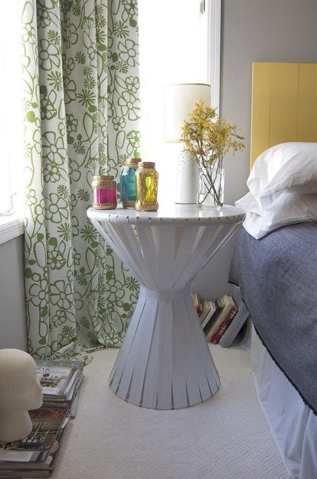 Colorful Drum Table Island Style