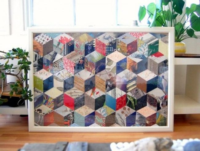 Sunlit Cubes And Green Corners