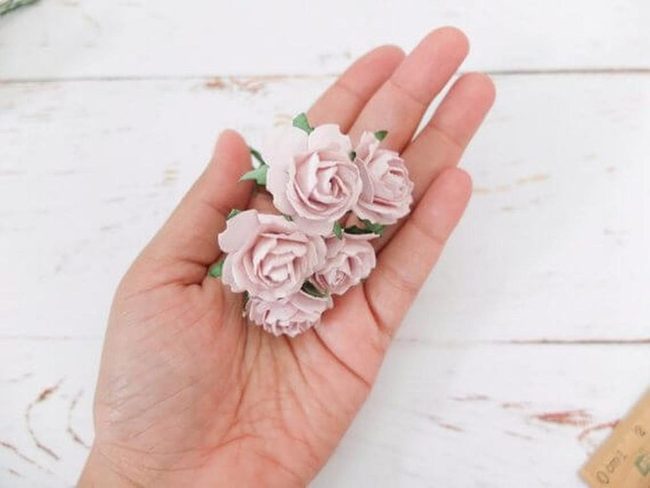 Tiny Roses With Bendy Stems