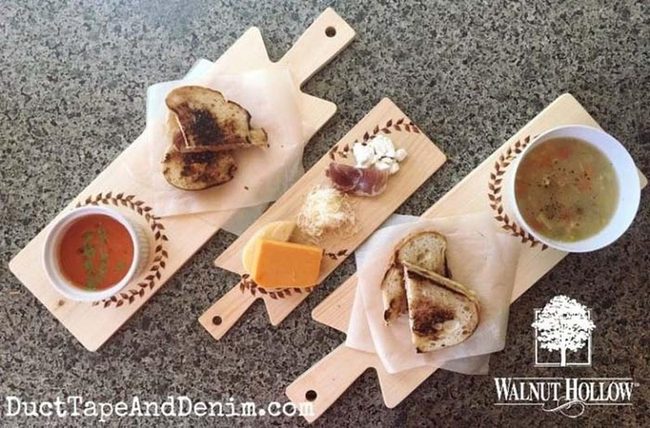 Hand-Burned Wood Serving Boards