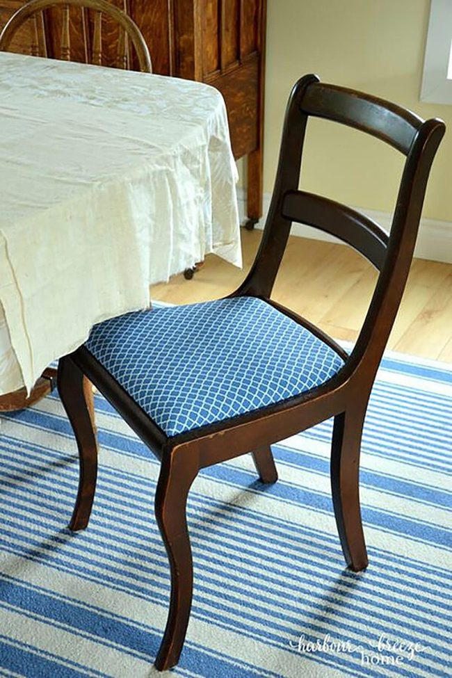 Faded Upholstery Restored To Fresh