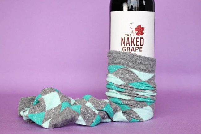 Gray Turquoise Diamond Wine Wraps