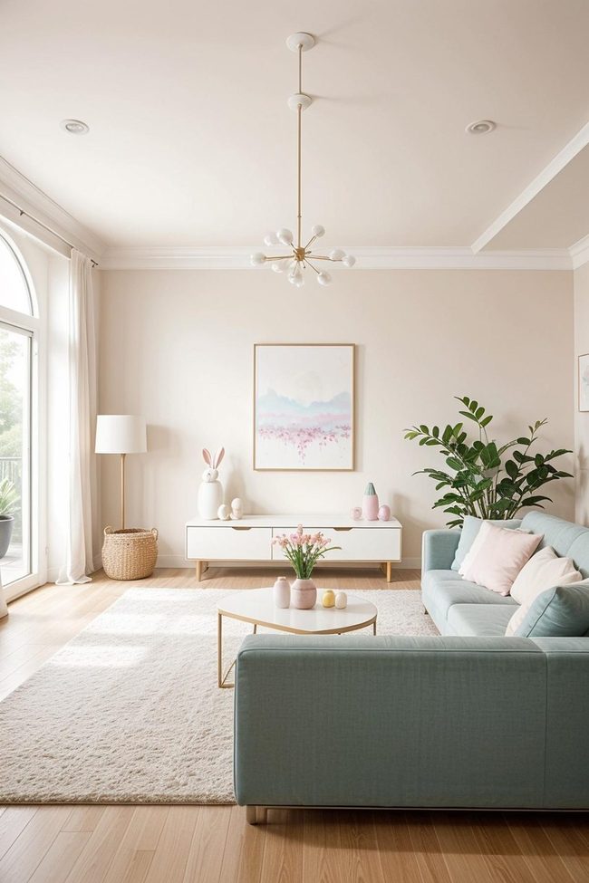 Pale Easter Pastels for Simplicity