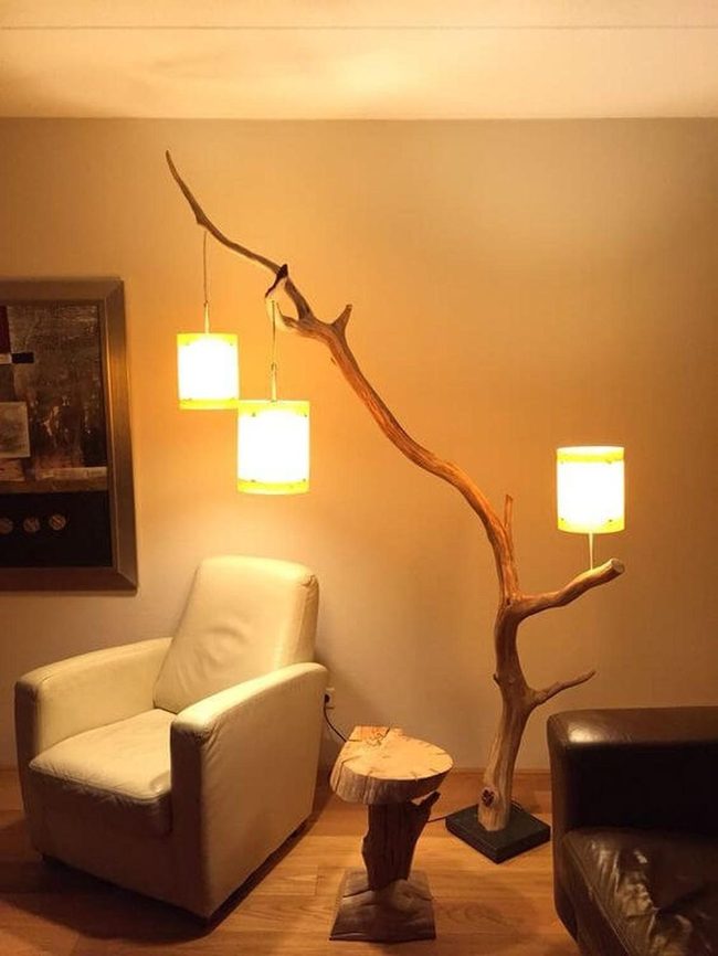Branch Wood Hanging Lights
