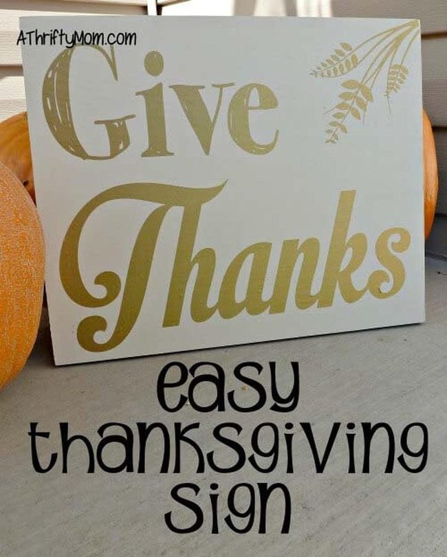 Reclaimed Wood Thanksgiving Sign With Rope Script