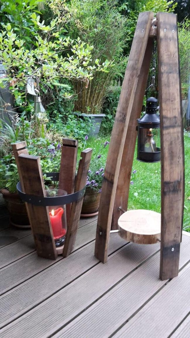Tall Metal Garden Light For Evening Pathways