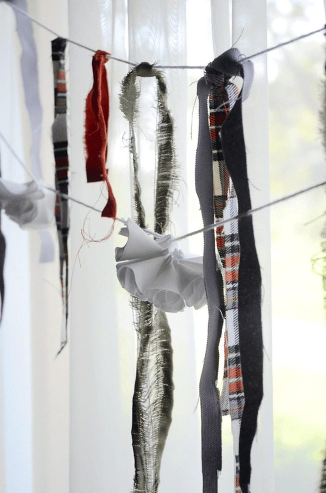 Woven Fabric Strings Shadow Play