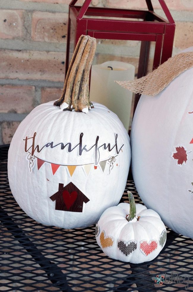 White Pumpkins Black Metal Contrast