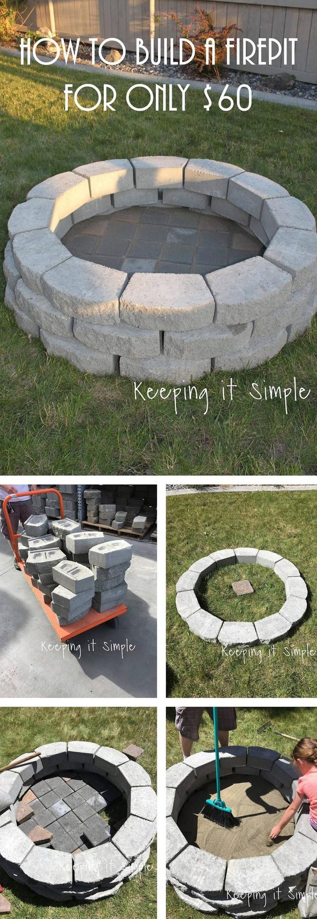 Concrete Circle Fire Pit