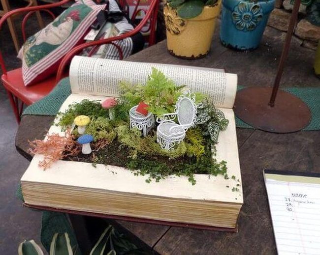 Living Pages Garden Display