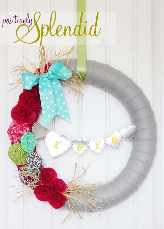 Bright Spring Door Wreath