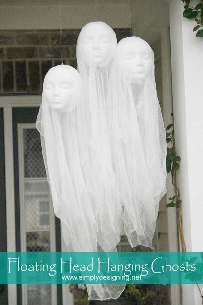 Floating Foam Ghosts Halloween