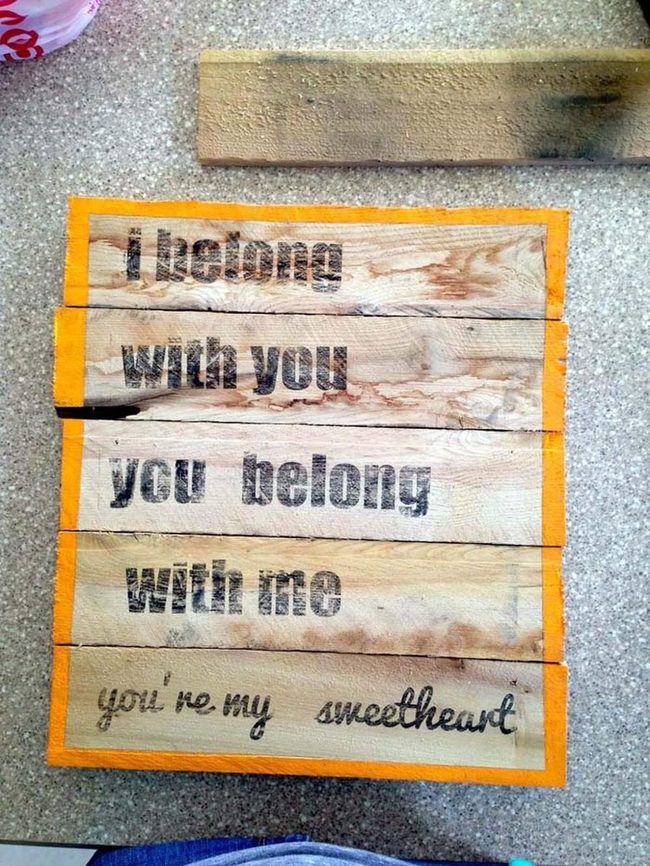 Custom Designs On Wood With Freezer Paper