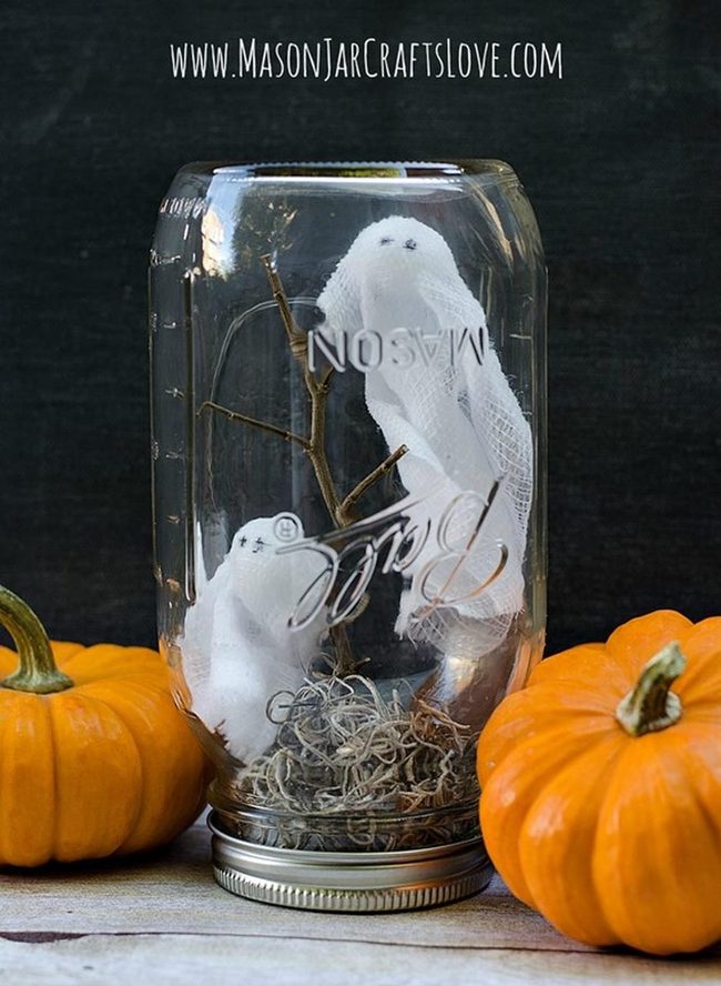 White Ghosts In Glass Jars