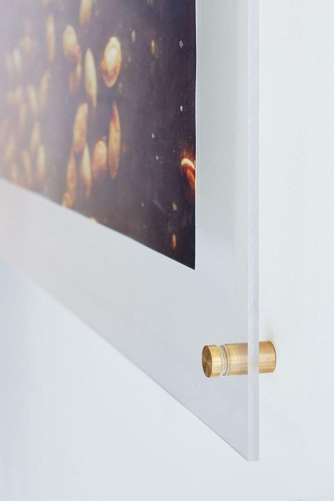Dark Spots Gold Frame Wall