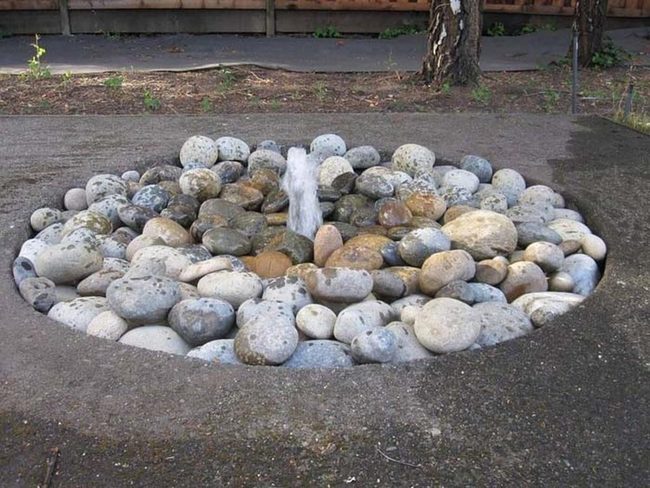 Disappearing Water Fountain Garden
