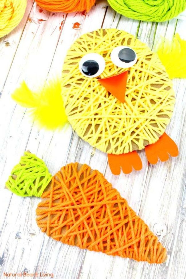 Yarn Scraps Into Characters