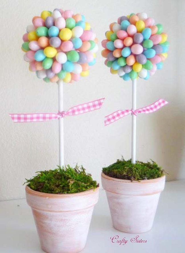Candy-Colored Edible Table Centerpiece