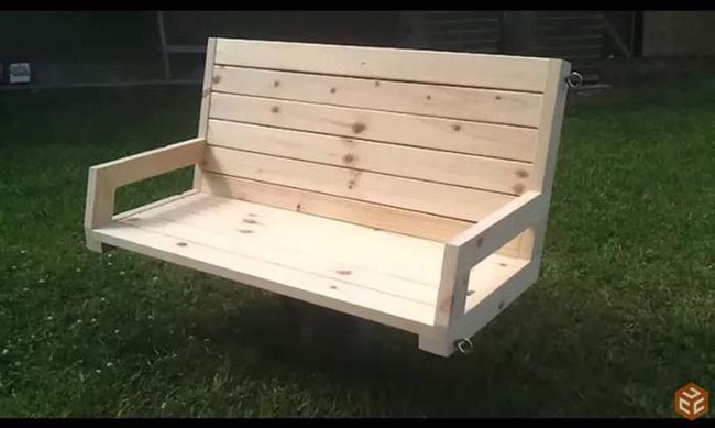Wooden Porch Swing Diy