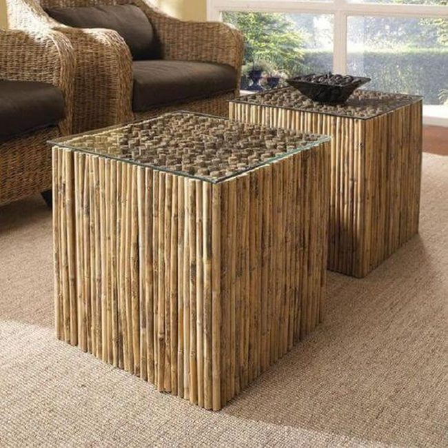 Bamboo And Glass Balance