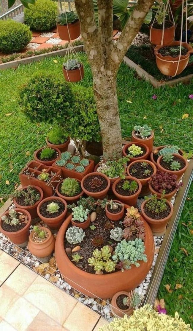 Terracotta Layers Vertical Garden
